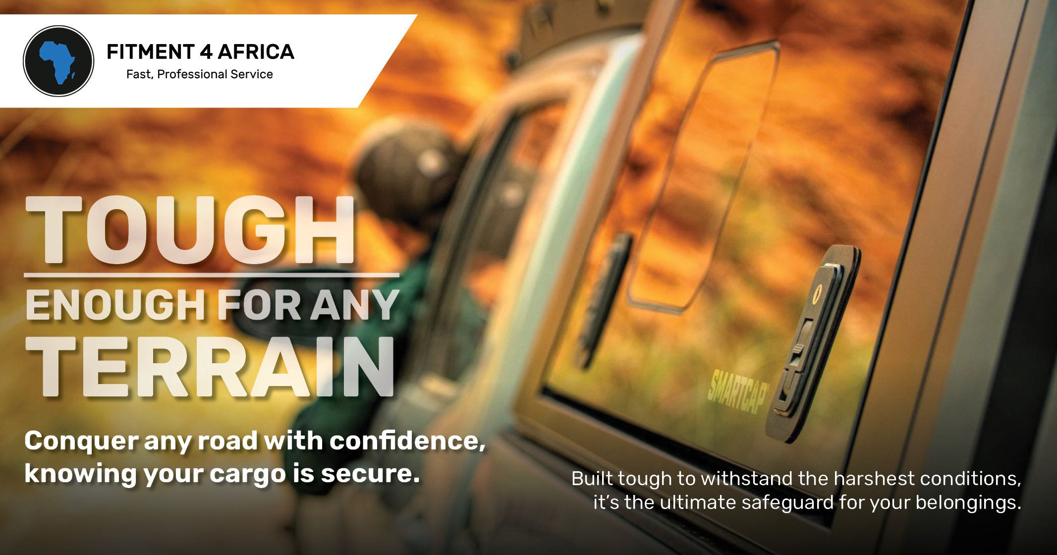 Though enough for any terrain | SmartCab Canopy | Fitment 4 Africa
