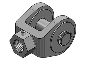 THREADED FORK WITH PIN – ISO 8133 CSKLP TYPE	| Interpump Hydraulics South Africa