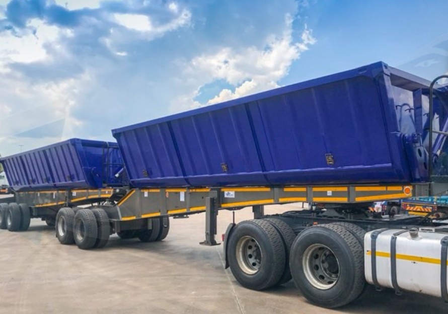 Top trailer sidetipper - 1