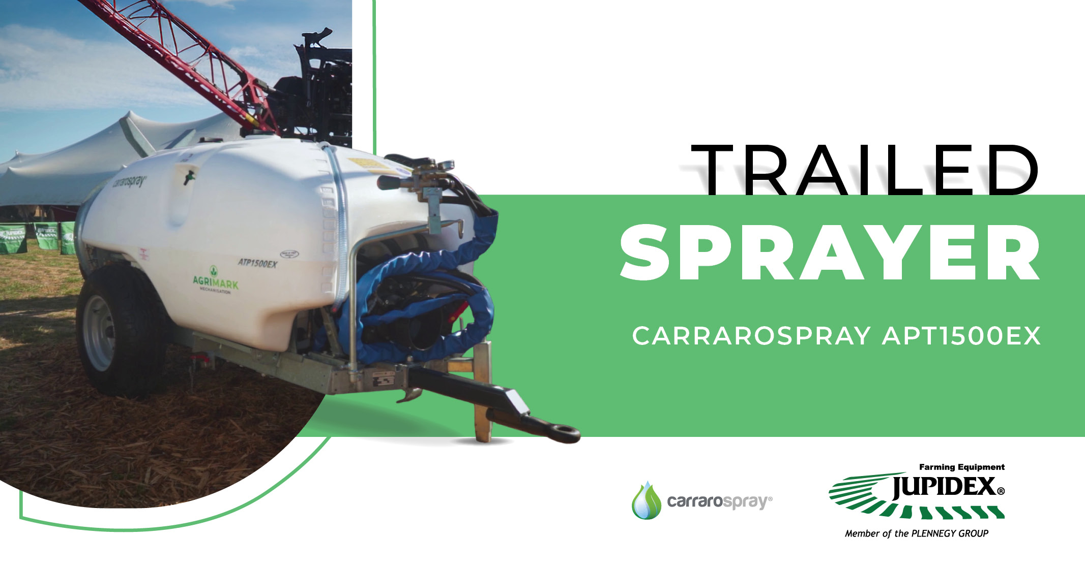 Trailed Sprayer | CarraroSpray APT1500EX | Jupidex