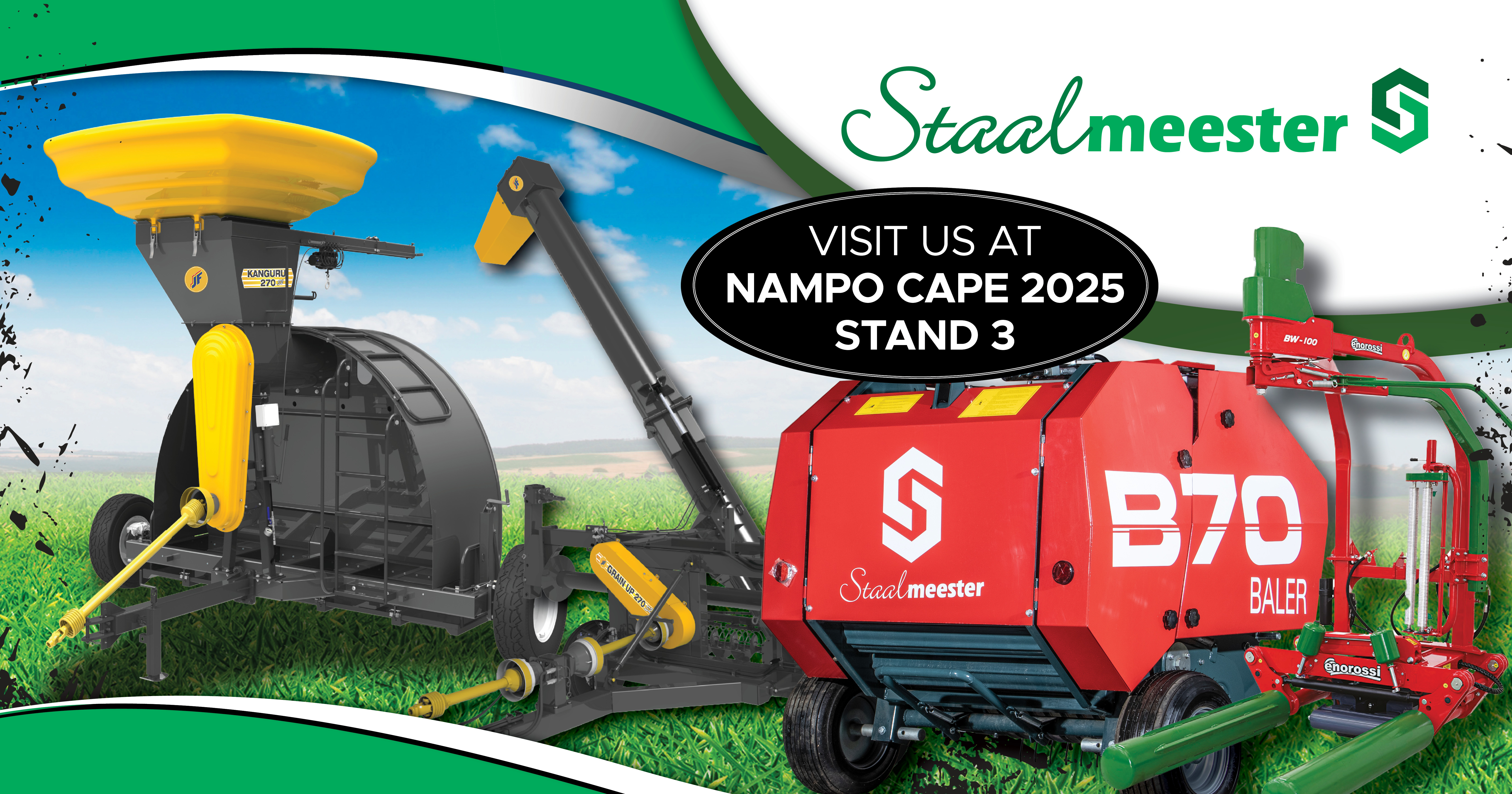 Visit us at NAMPO Cape 2025 - Stand 3 | Staalmeester Equipment