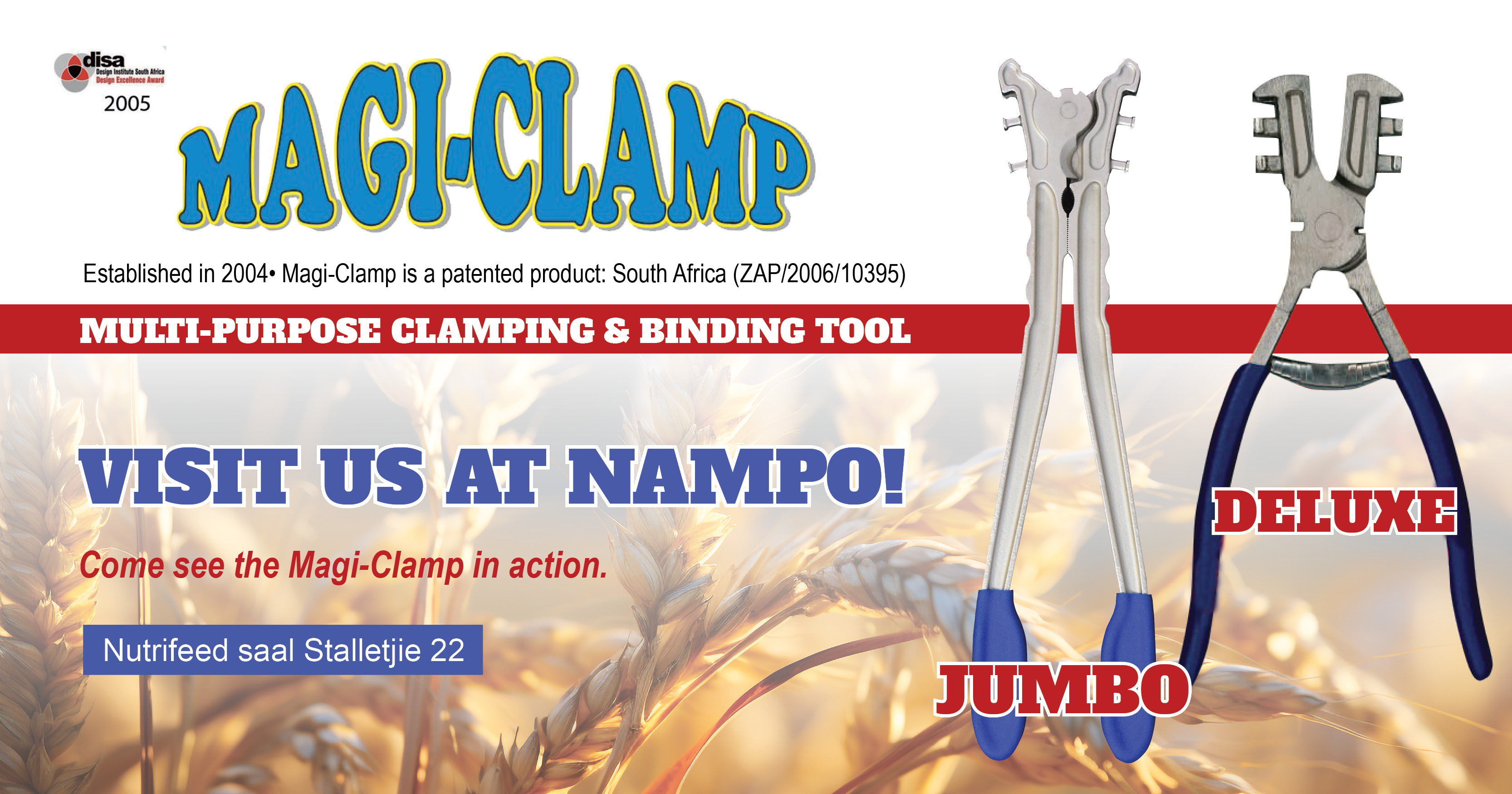 Visit us at NAMPO! | Come see the Magi-Clamp in action | Magi-Clamp