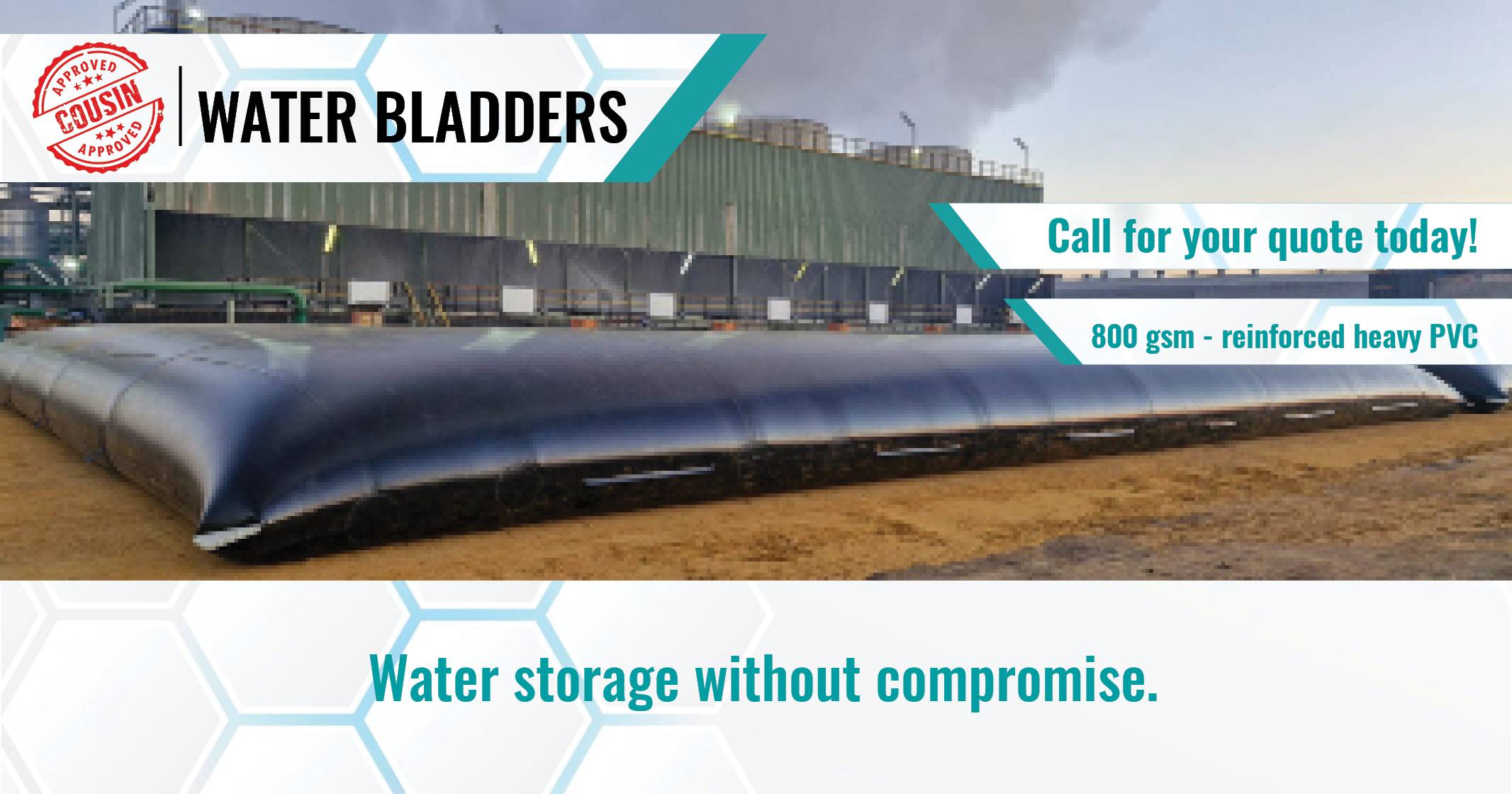 Water storage without compromise | Water Bladders