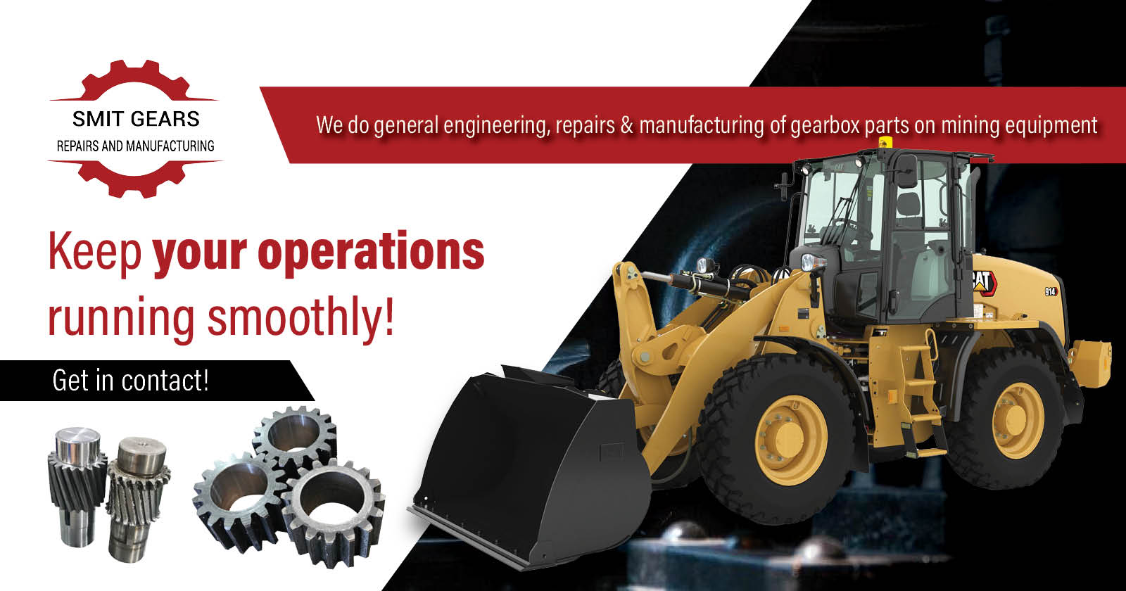 We do general engineering repairs & manufacturing of gearbox parts on mining equipment | Smit Gears