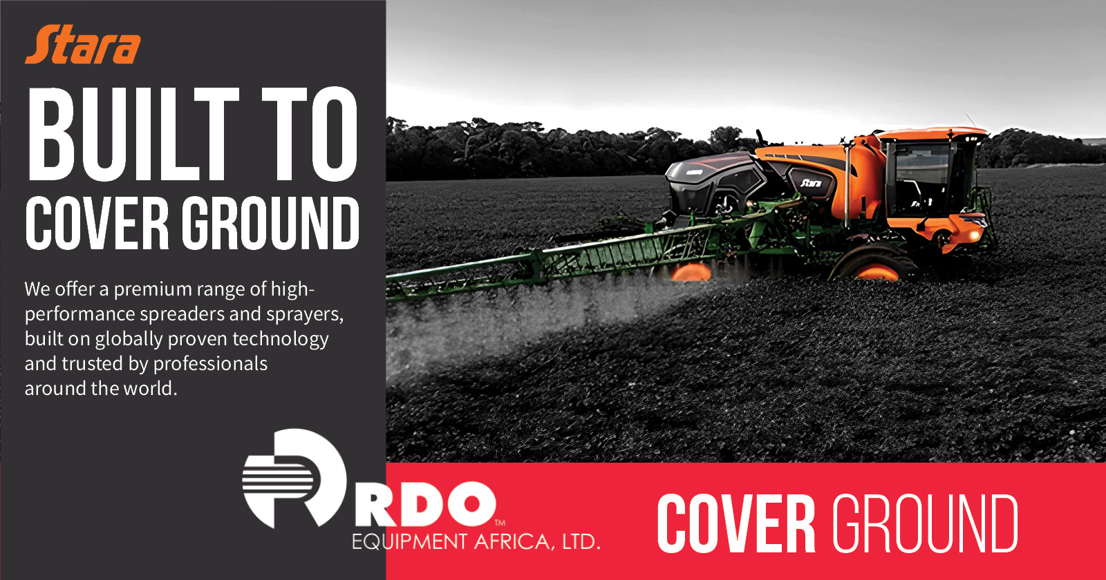 We offer a premium range of high-performance spreaders and sprayers | RDO Equipment Africa