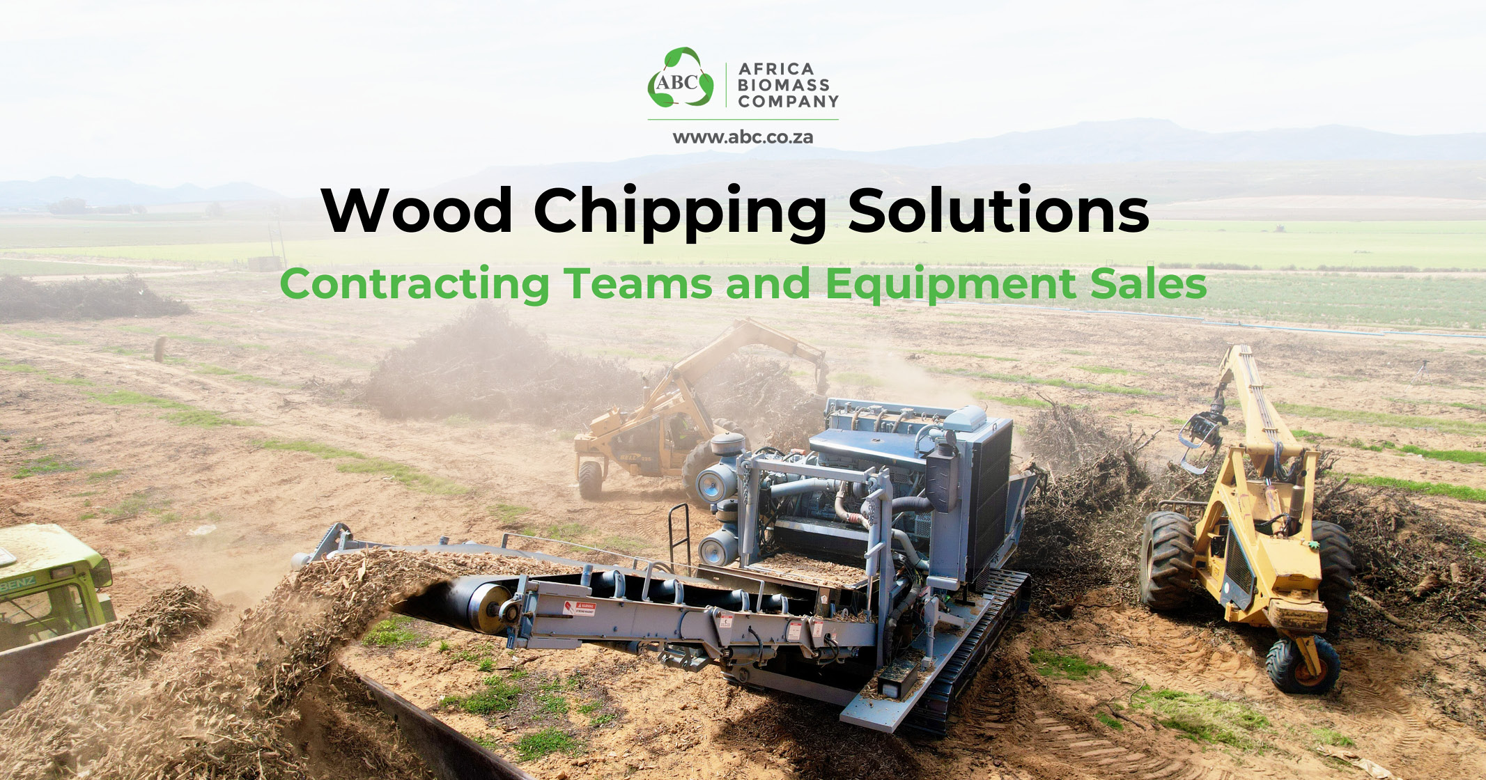 Wood chipping solutions | Contracting teams and equipment | Africa Biomass Company