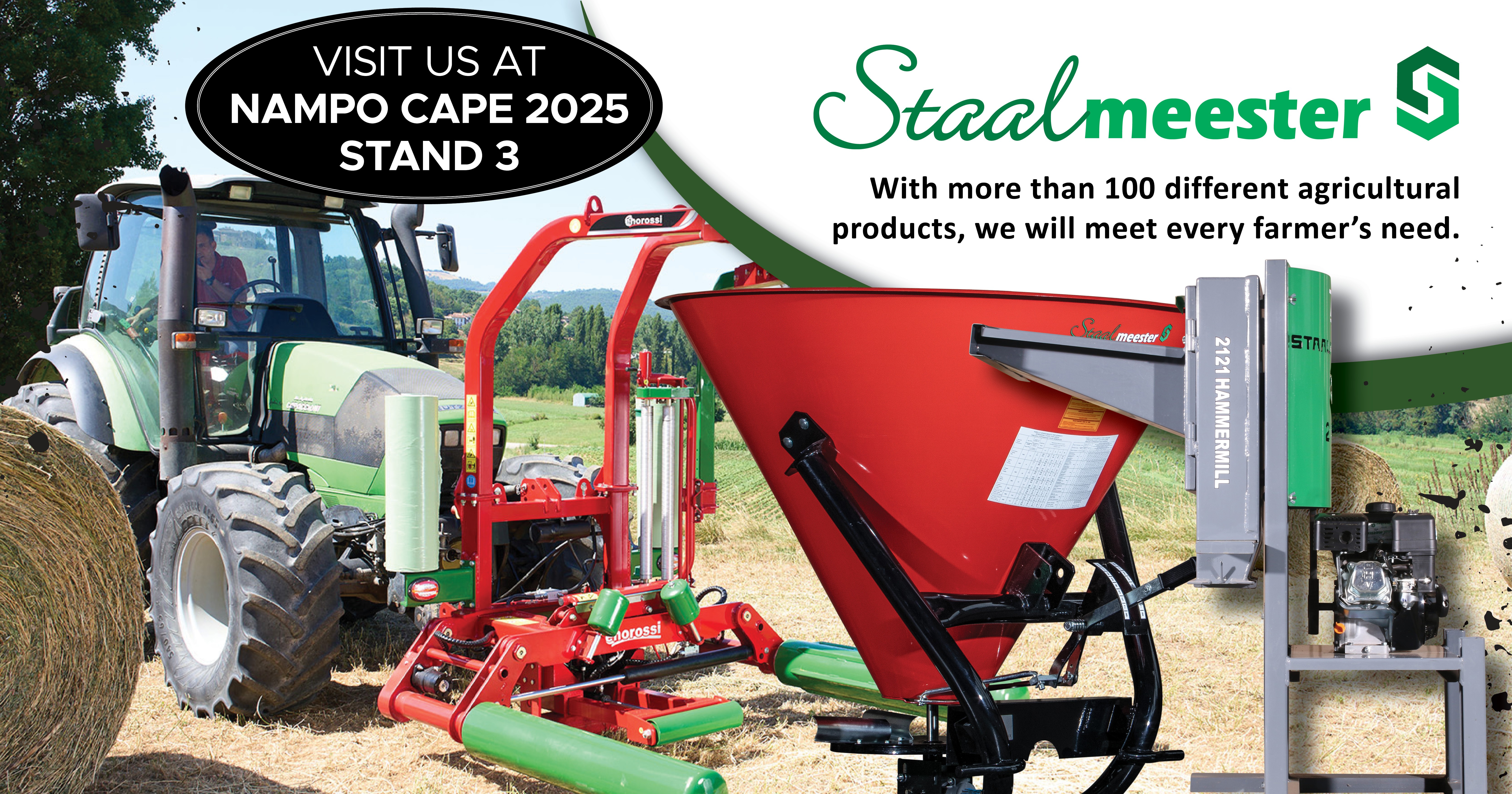 You're Invited to Visit Us at NAMPO Cape 2025 - Stand 3 | Staalmeester Equipment